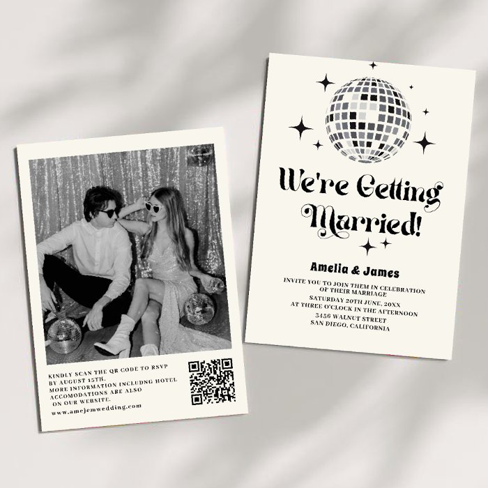 A retro invitation