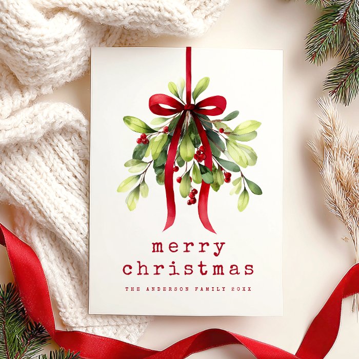 A non-photo Christmas card