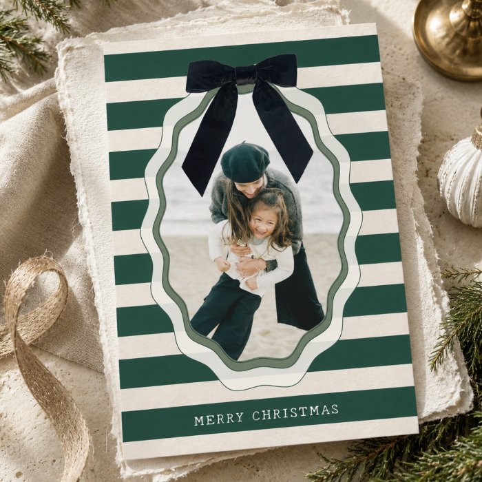A photo Christmas card
