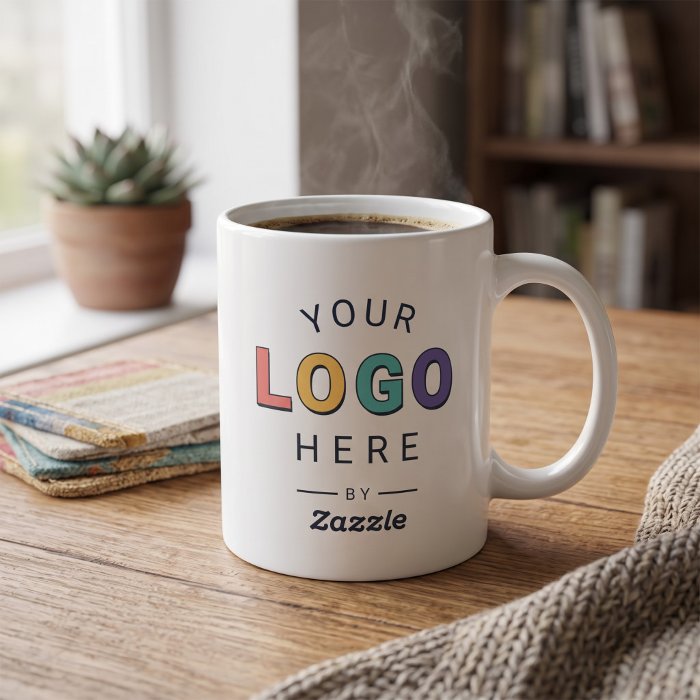 A logo mug