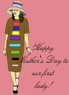 Mother's day for first lady card
