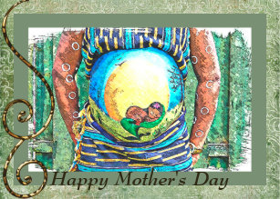 Happy's Mother's Day for Expectant African America Card