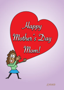 Funny Happy Mother's Day Card from Daughter 1
