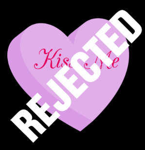 Say Happy Valentines with Rejection & Breakup Holiday Card