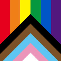 Pride Inclusive diversity rainbow Lgbtq gay flag Heart Sticker