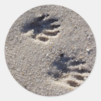 Footprints In The Sand Stickers | Zazzle
