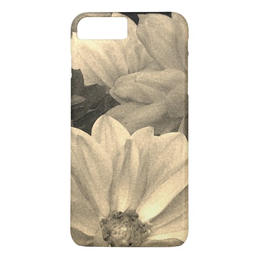 Abstract Dahlia Garden Flowers iPhone 7 Plus Case (Back)