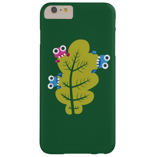 Cute Bugs Eat Green Leaf Pattern Barely There iPhone 6 Plus Case