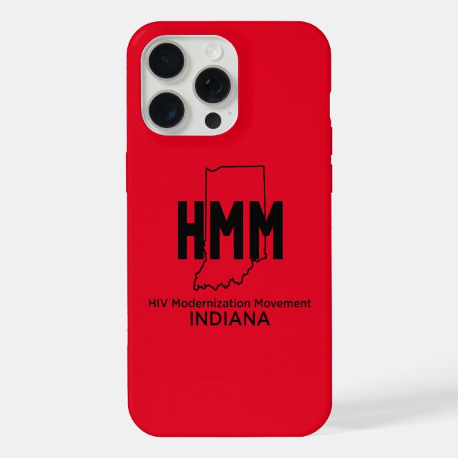 HIV Modernization Movement Indiana iPhone Case (Back)