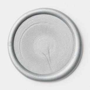 Wax Seals - 1" Diameter Sticker, Color:Silver