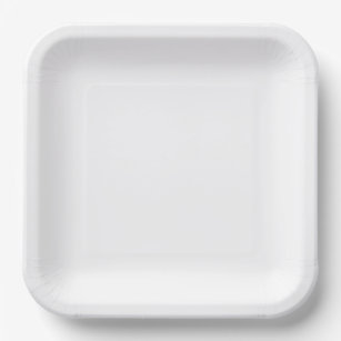 Paper Plates, 9" Square Paper Plate