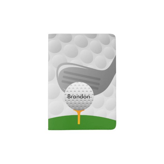Golfing Design Passport Cover (Front)