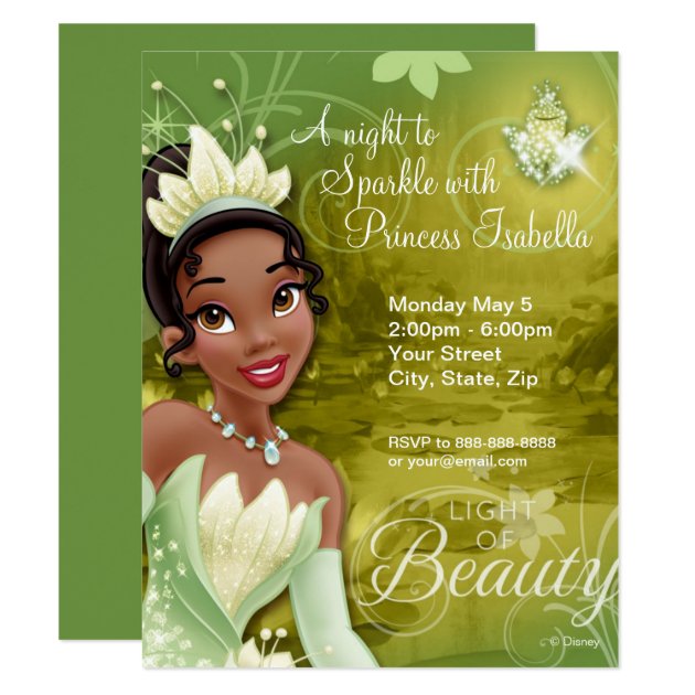 Tiana Birthday Invitation