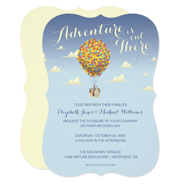 Disney Pixar Up Wedding | Adventure is Out There C Invitation