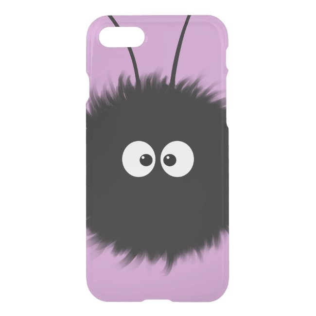 Transparent Purple Kawaii Cute Dazzled Bug iPhone 7 Case