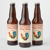 Year of the Rooster Bird Beer Label (Bottles)
