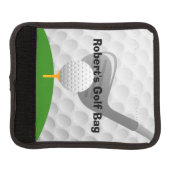 Golf Golfing Design Luggage Handle Wrap (Front)