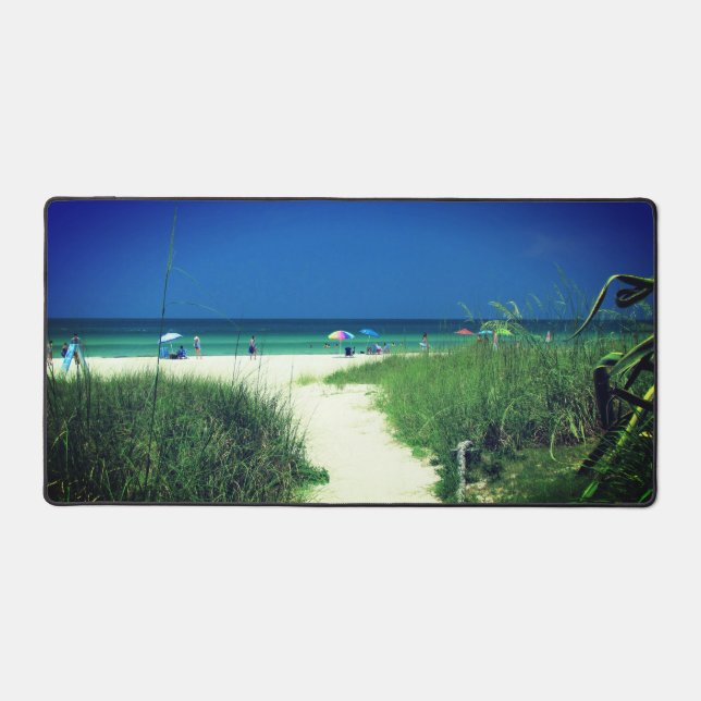 White Sand Florida Beach Desk Mat White Sand Beach Desk Mat (Front)