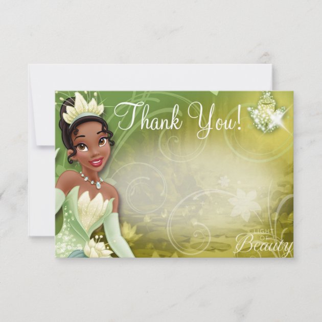 Tiana Thank You Cards (front side)