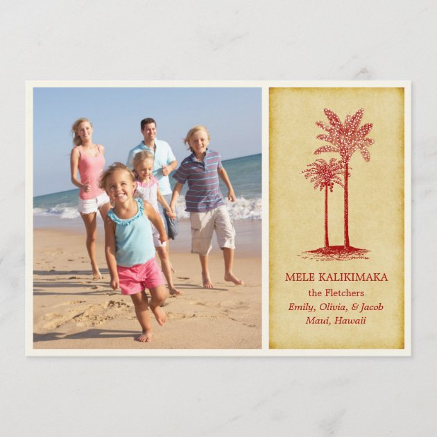 Mele Kalikimaka Hawaiian Christmas Cards