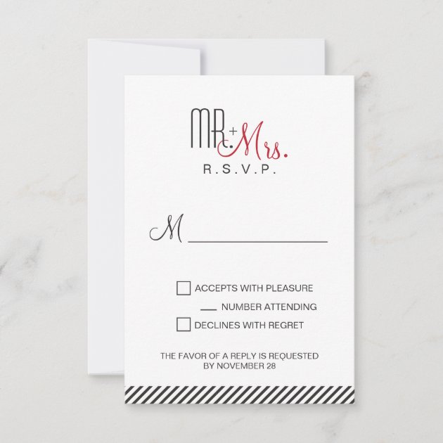 Retro Modern RSVP