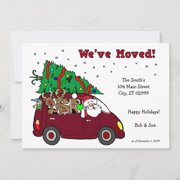 We've Moved Holiday Cards - 5x7 cards