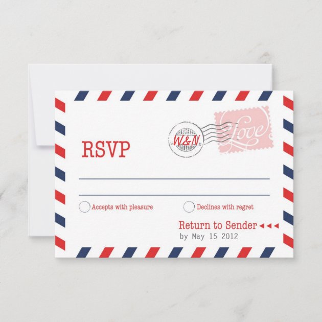 Red RSVP Postal Service Collection