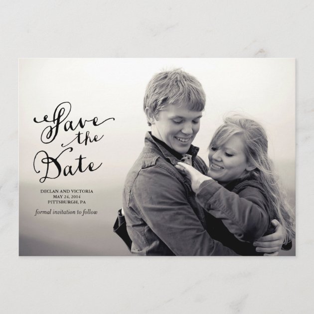 Vintage Save the Date Announcement