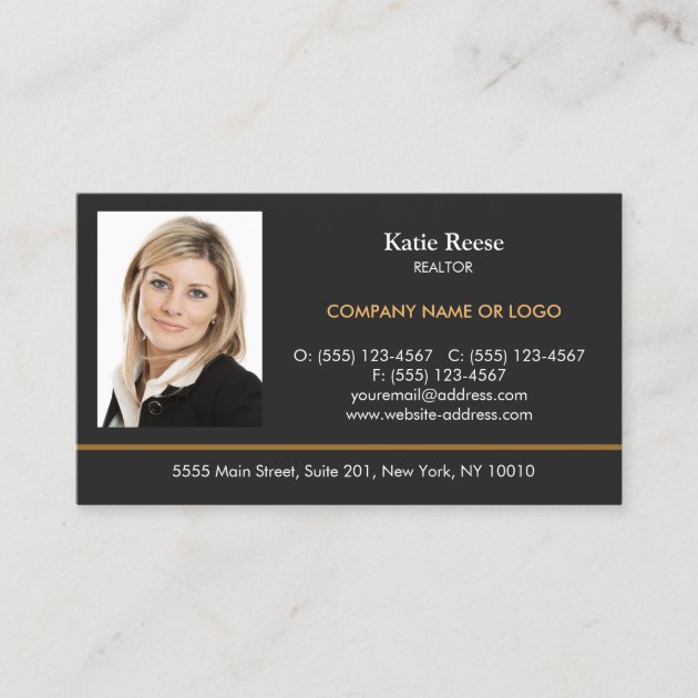 Add Photo Insert Real Estate Professional (front side)