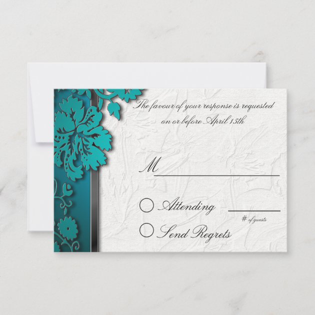 Teal Break Through Reply Card (front side)