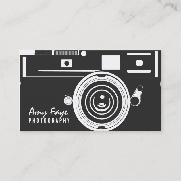 Camera Business Cards | Photography (front side)
