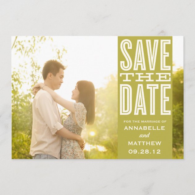 VINTAGE LOVE | SAVE THE DATE ANNOUNCEMENT