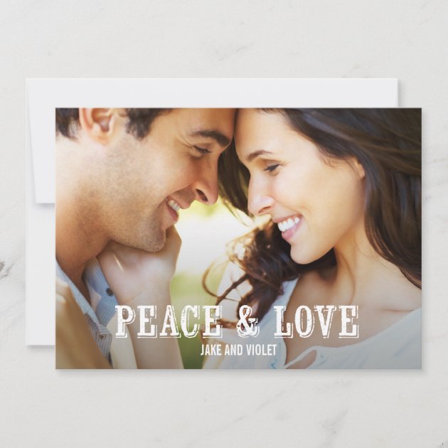 GRUNGY Holiday Photo Cards