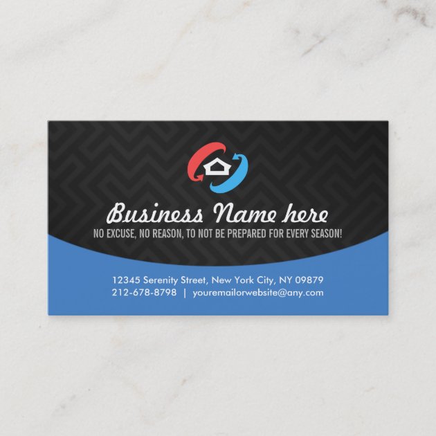 Weatherization Business Cards (front side)
