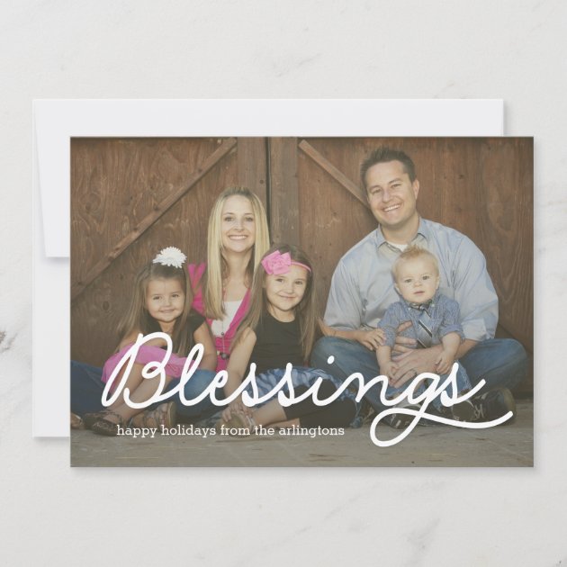 Pure Blessings General Holiday Photo Cards