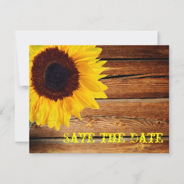 Pink Gingham Yellow Sunflower Modern Floral Bride Save The Date