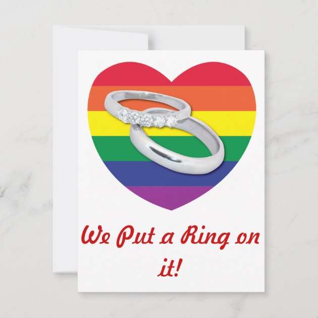 Rainbow Wedding/Save the Date Save The Date