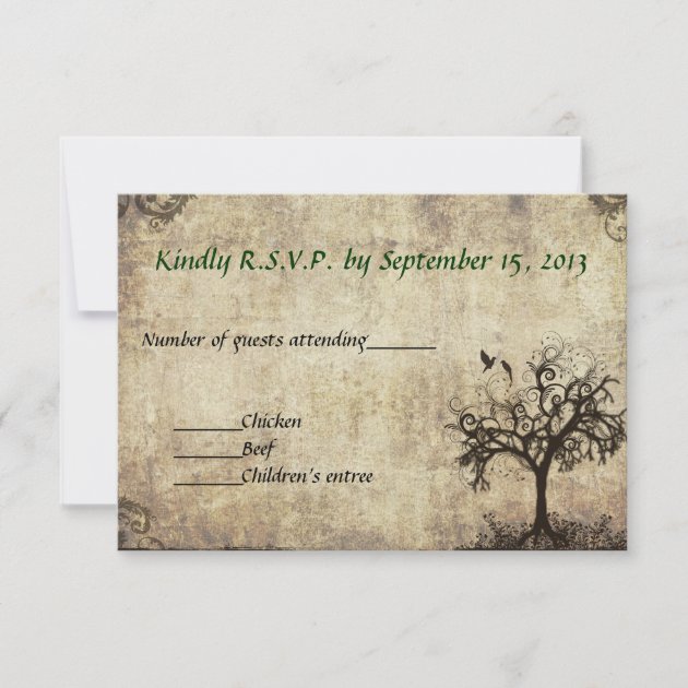 New Life Wedding RSVP Card  Invitation