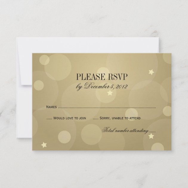 RSVP Cards | Champagne Cheers Celebration