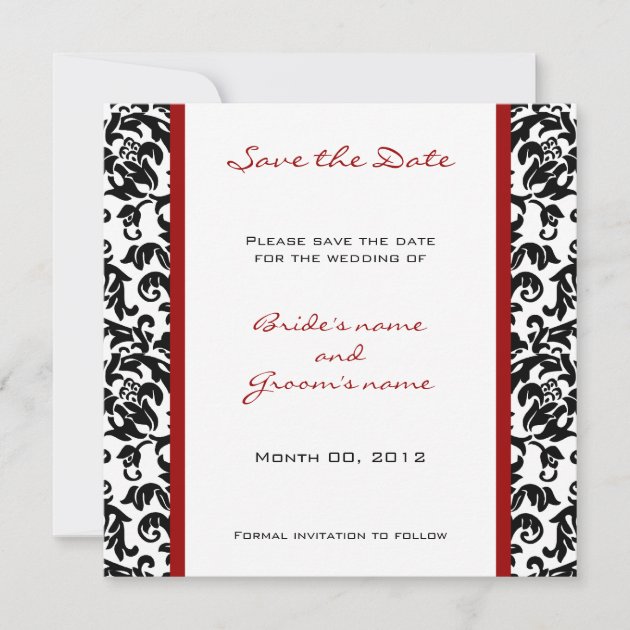 Custom Color Save the Date cards (front side)