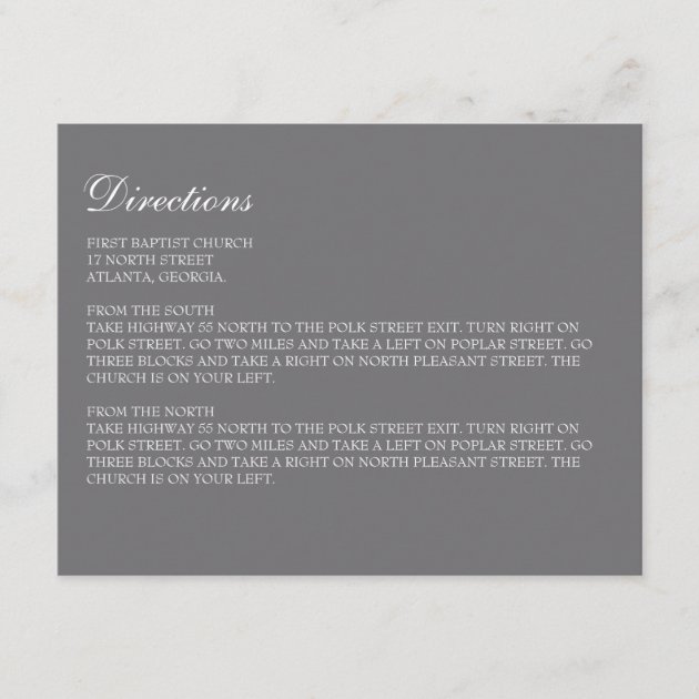 Enclosure Card // The Elegance Collection