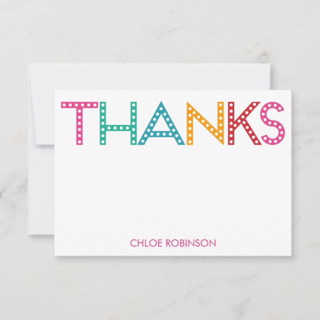 Party Time Thank You Cards - Blue
