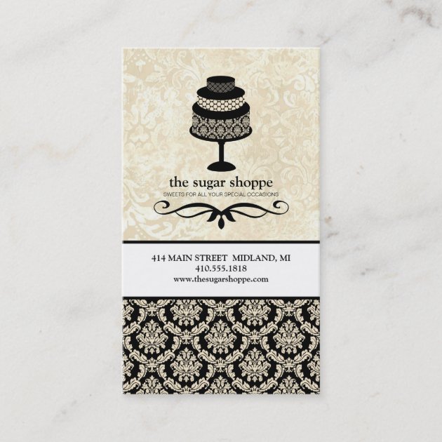 Contemporary Bakery Business Cards