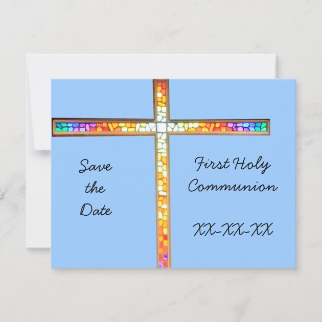 Save the Date - First Holy Communion (boy)- invite