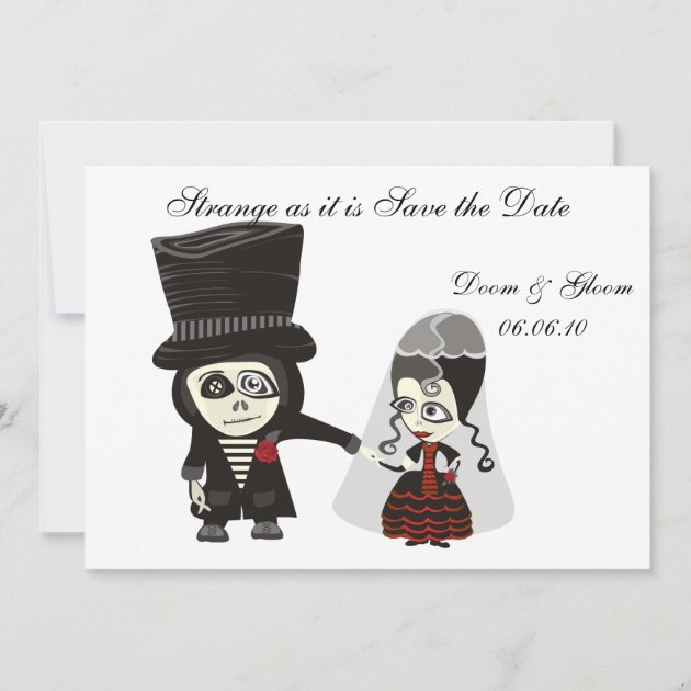Haunting Save the Date (front side)