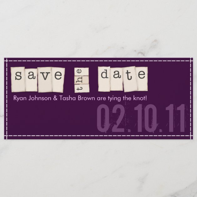 Save the Date Announcements {Plum}