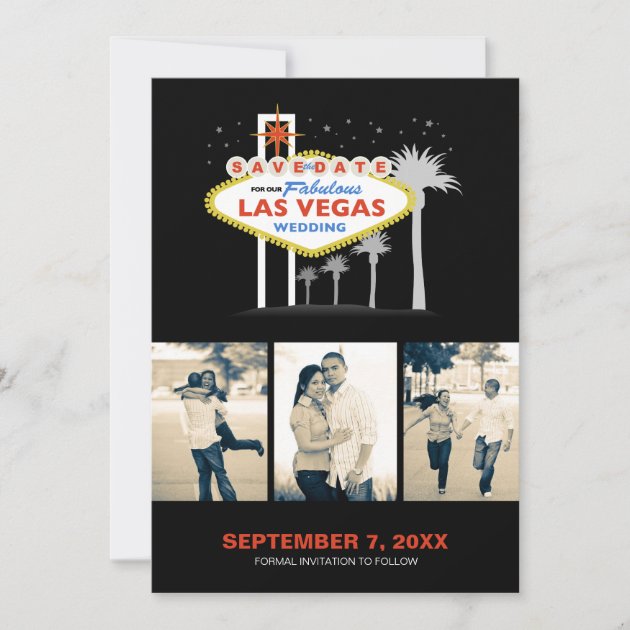 Las Vegas Wedding Save-the-date Save The Date