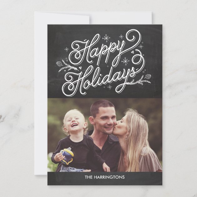 Holiday Lettering Holiday Cards - Happy Holidays