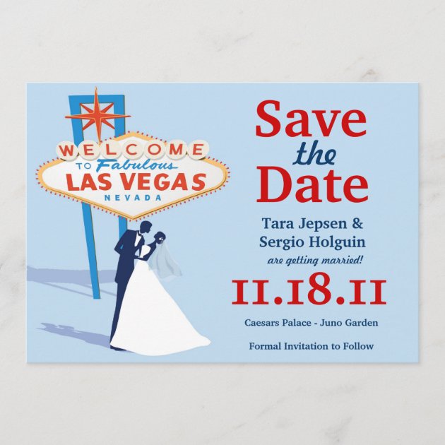 Vegas Save the Date! Save The Date (front side)