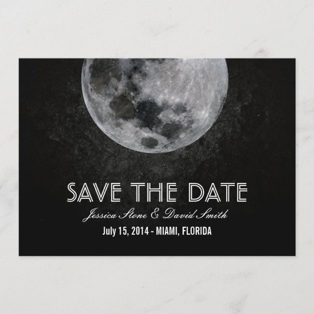 Bright Moon Save the Date Announcements